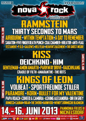 Nickelsdorf 2013: Testament, Karnivool, Coheed And Cambria és további új nevek