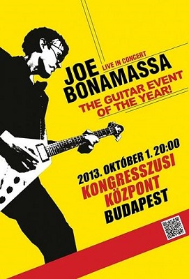 Derek Sheriniannel érkezik Budapestre Joe Bonamassa
