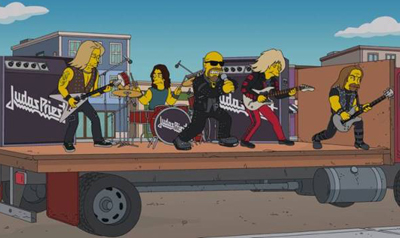 A Simpson családban nyomta a Breaking The Law-t a Judas Priest