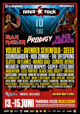 Novarock: a Slayer, Zakk Wylde és a Sepultura is ott lesz