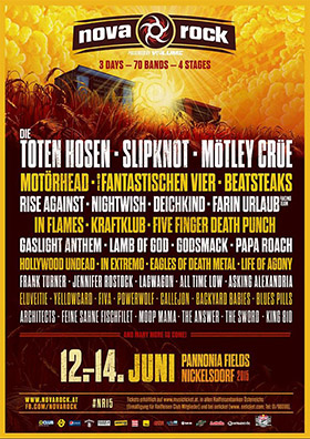 2015-ben is brutális felhozatallal csábít a NovaRock