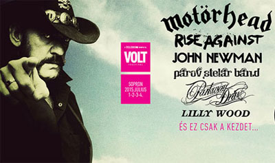 Motörhead mellett Parkway Drive és Rise Against is lesz a VOLT-on