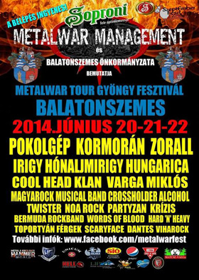 Nem marad el a MetalWar balatonszemesi fordulója