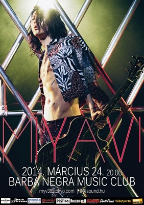 Miyavi: ismét Budapesten a szamuráj gitáros