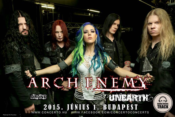 Az Arch Enemy / Unearth párossal köszönt be a nyár Budapesten