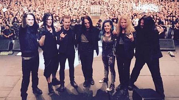 Újból Liivával és Christopher Amott-tal lépett színpadra az Arch Enemy