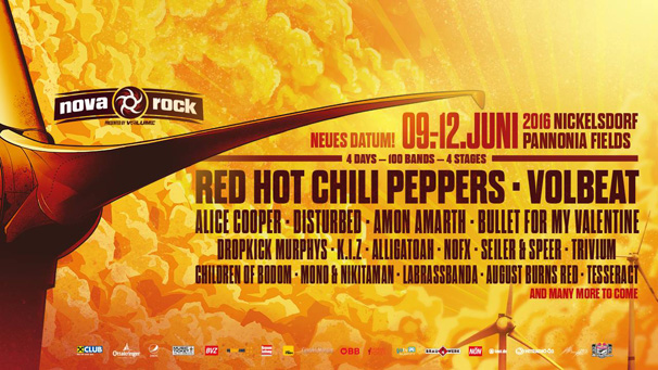 Négynapos programmal és Red Hot Chili Peppersszel csábít a 2016-os Nova Rock
