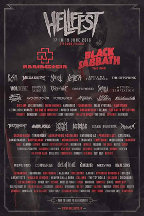 2016 legerősebb európai fesztiváljának tűnik a clissoni Hellfest