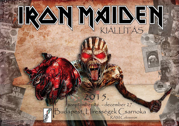 Iron Maiden-kiállítás nyílik a RAM Colosseumban