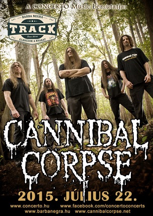 Cannibal Corpse: nyári death metal-darálás a Barba Negra Trackben