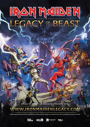 Legacy Of The Beast: okostelefonos szerepjáték az Iron Maidentől