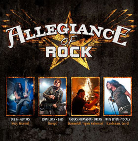 Allegiance Of Rock: egy zenekarban a két Levén, Gus G. és Anders Johansson