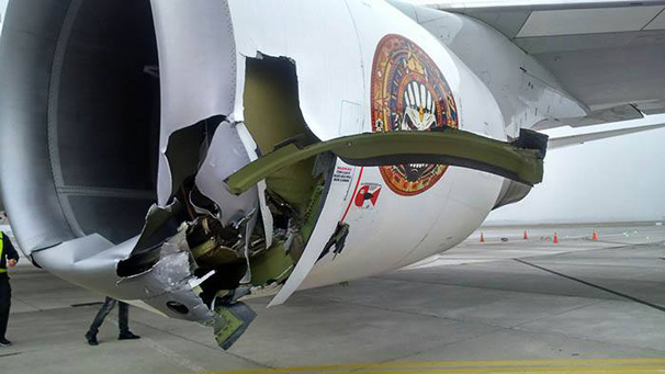 Balesetet szenvedett Santiagóban az Ed Force One