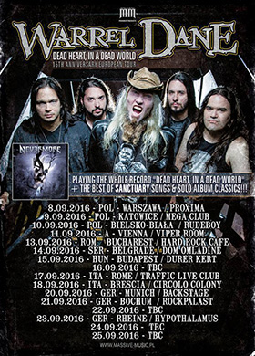Teljes Dead Hearttal és további régi slágerekkel jön Budapestre Warrel Dane