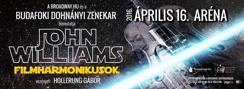 John Williams Filmharmonikusok - Budapest, 2016. április 16.