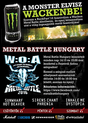 Wacken Metal Battle Hungary: döntő a RockParton