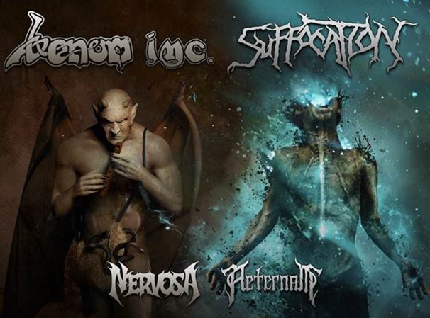 Venom Inc., Suffocation, Nervosa - Budapest, 2018. március 25.