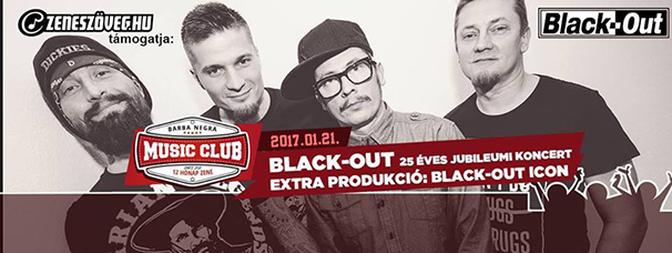 Negyedszázados jubileumi buli a Black-Outtal