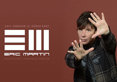 Jövő héten Budapesten Eric Martin