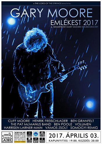 Nemzetközi és hazai kiválóságok emlékeznek Gary Moore-ra