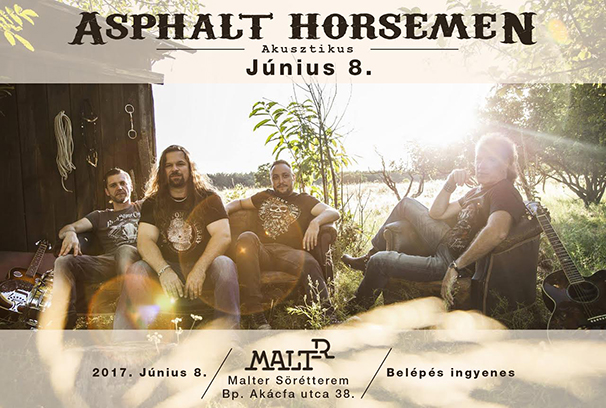 Akusztikus Asphalt Horsemen a Kispipában