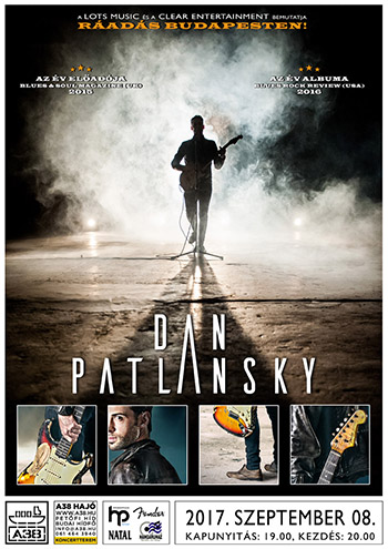 Szeptember 8-án Budapesten koncertezik Dan Patlansky