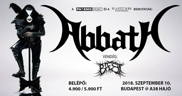 Jövő héten Abbath és Baest Budapesten