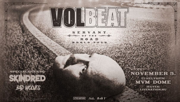 Nagyobb helyszínre került át a Volbeat koncertje