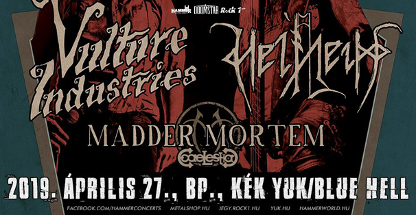 Helheim, Vulture Industries és Madder Mortem Budapesten