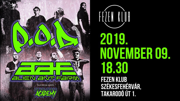 Nu metal nosztalgia Fehérváron a P.O.D.-vel és az Alien Ant Farmmal