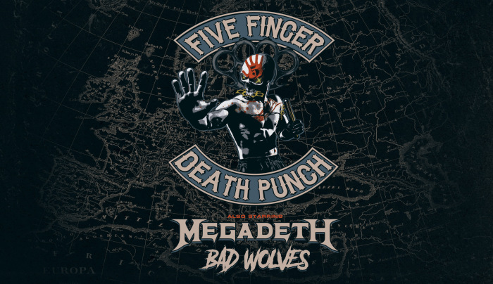 Five Finger Death Punch, Megadeth és Bad Wolves az Arénában