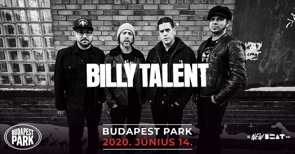 Nyáron Billy Talent a Budapest Parkban