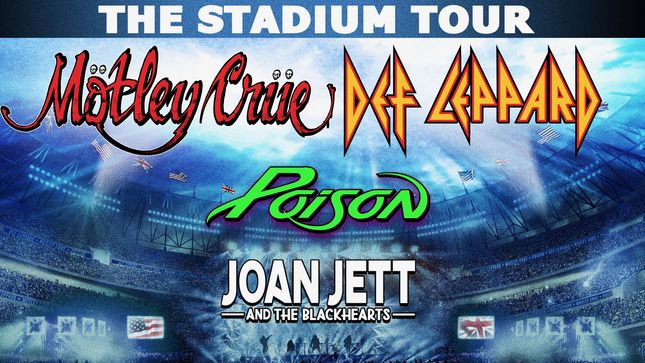 Bejelentette közös stadionturnéját a Mötley Crüe, a Def Leppard és a Poison