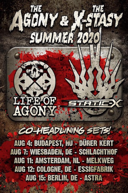 Budapesten a Life Of Agony és a Static-X közös turnéja