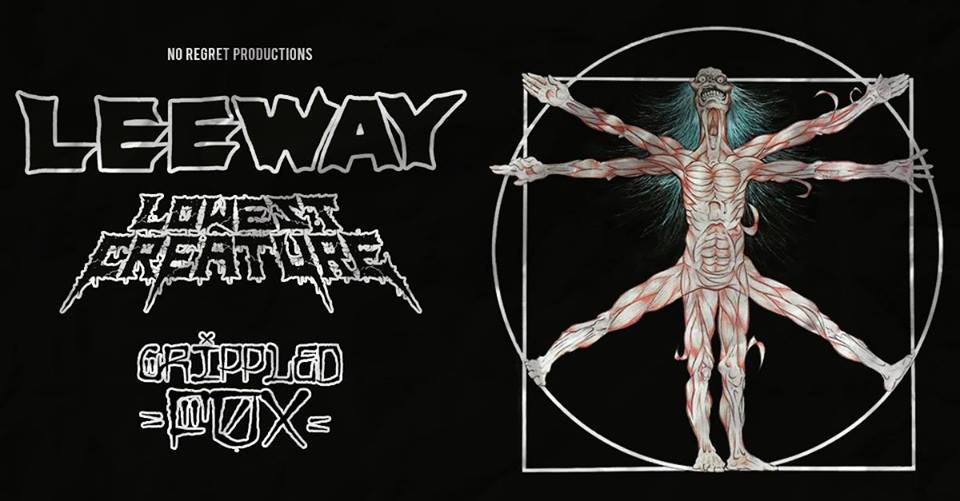 Leeway NYC, Lowest Creature, Crippled Fox - Budapest, 2019. május 29.