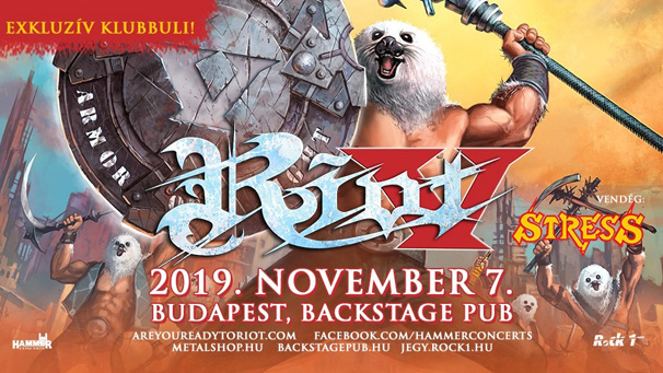 Riot V, Stress - Budapest, 2019. november 7.