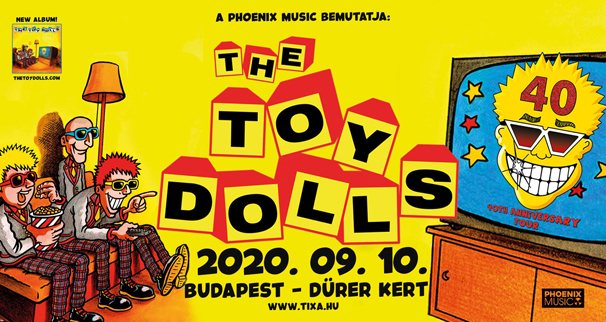 Budapesten a The Toy Dolls negyvenéves jubileumi turnéja