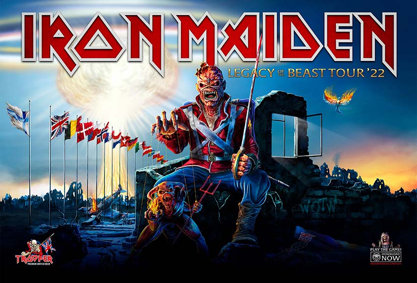 Megvan az Iron Maiden budapesti koncertjének új dátuma