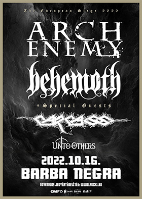 Arch Enemy, Behemoth, Carcass: egy teljes évet csúszik a turné, így a magyar koncert is