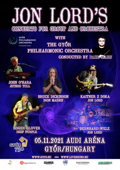 November ötödikén Győrben nézheted meg Bruce Dickinsont és Roger Glovert