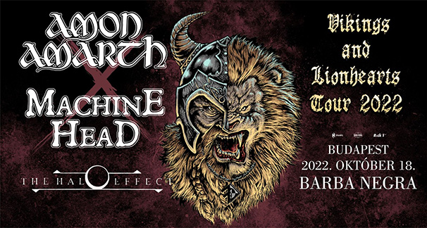 Amon Amarth, Machine Head: közös turné budapesti állomással