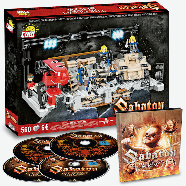 Sabaton: két koncertvideó jön, az egyik összeépíthető játékszínpaddal