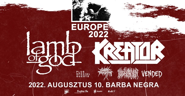 Lamb Of God, Kreator és Cattle Decapitation Budapesten