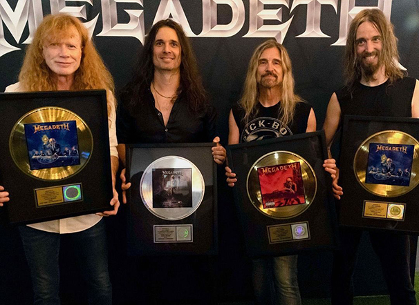 Arany- és platinalemezekkel várja az új album pénteki megjelenését a Megadeth