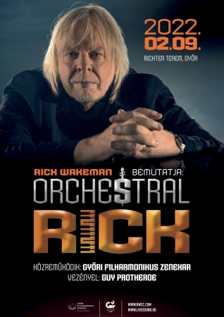 Rick Wakeman is fellép februárban a Győri Filharmonikusok vendégeként