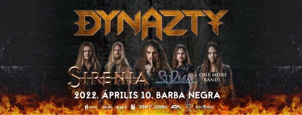 Dynazty, Sirenia és Surma: április 10-én a Barba Negrában