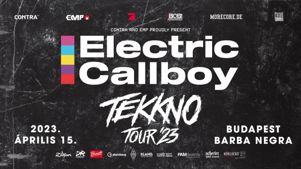 Jövő áprilisban Budapesten koncertezik az Electric Callboy