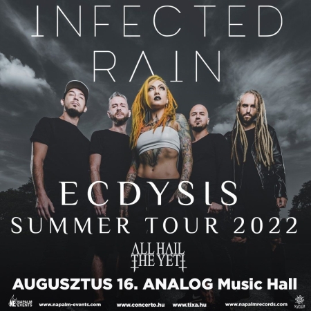 Augusztus 16-án jön az Infected Rain és az All Hail The Yeti