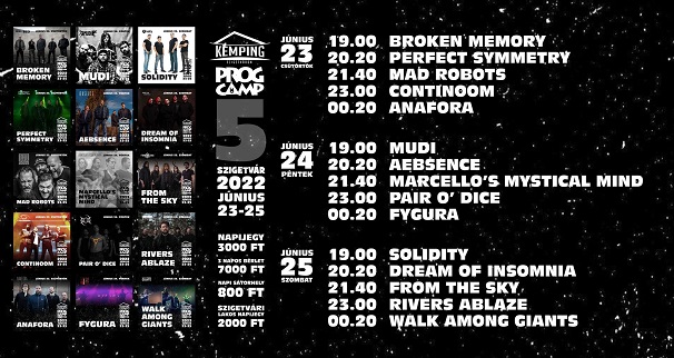 Idén is várja a közönséget Szigetváron a Prog Camp fesztivál