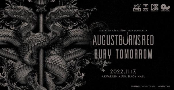 Az Akváriumba költözik és egynapos lesz az August Burns Red és a Bury Tomorrow bulija